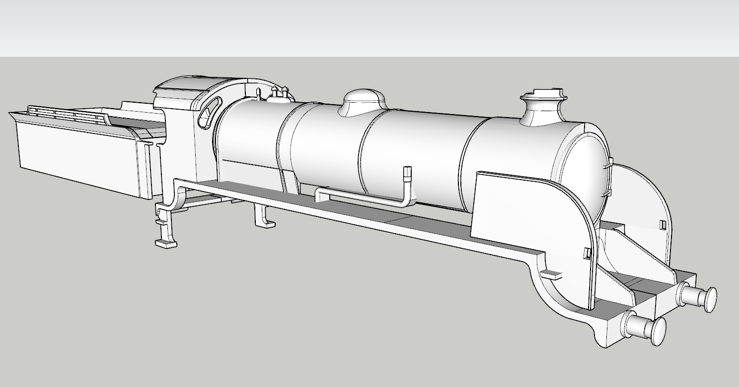 (image for) SR Maunsell S15 Class - w/ Smoke Deflectors - 8w Tender